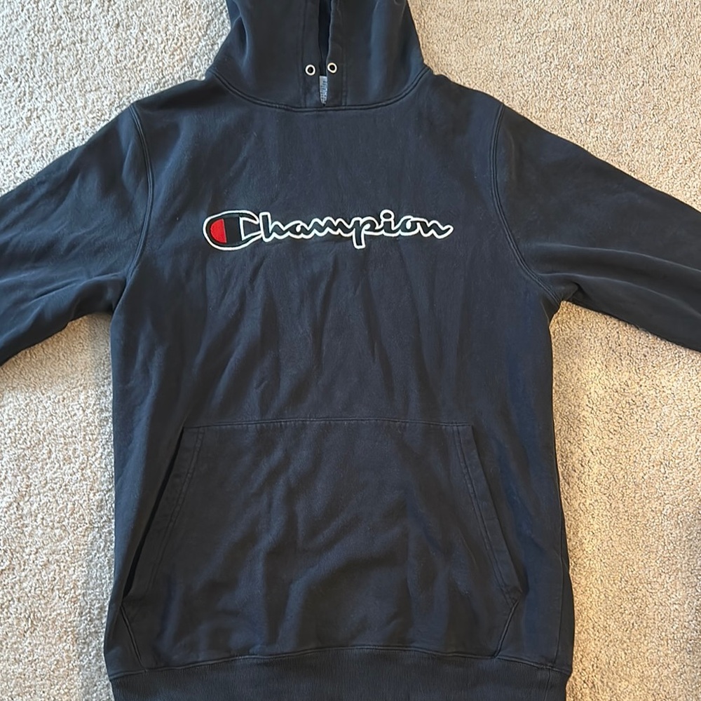 Champion Black Hoodie
